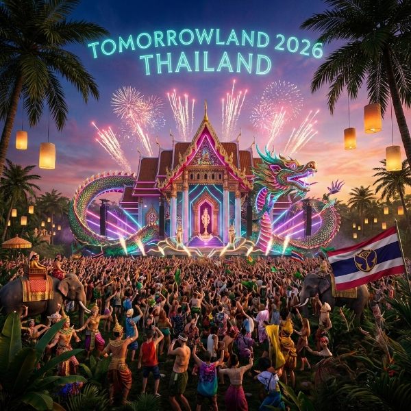 פסטיבל טומורולנד 2026 תאילנד אילוסטרציה
